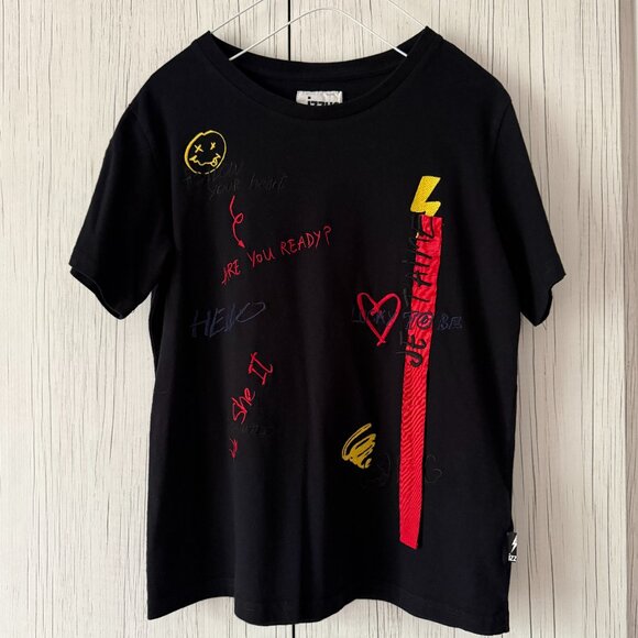 Black Graphic T-shirt - Picture 1 of 7